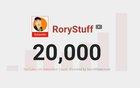 20,000 Subscribers from uploading videos of people gurning. Sound.