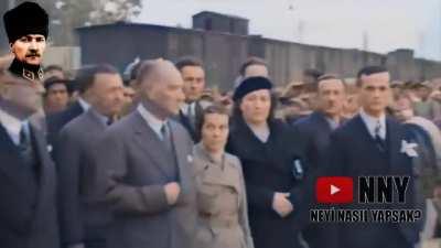 Atatürk'ün Adana Ziyareti (Renklendirilmiş)