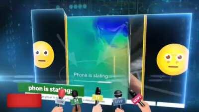 phone stating 😳 very news in breaking today 👍hunday corn