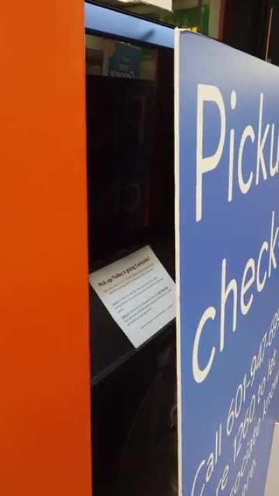 To disable this motion sensing kiosk