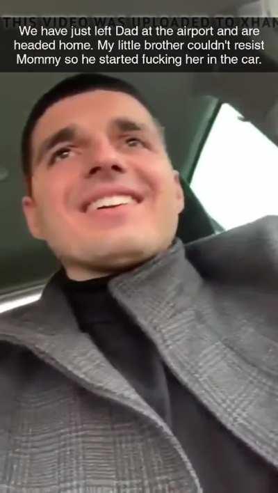 Brothers on their back home after dropping dad at airport