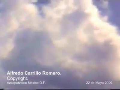 UFO filmed ejecting multiple orbs over Mexico, 2009.