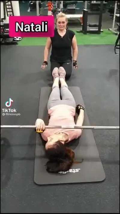 My stomach would block it first.