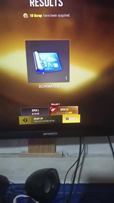 I got Schematics but doesn't have any progressive weapon.