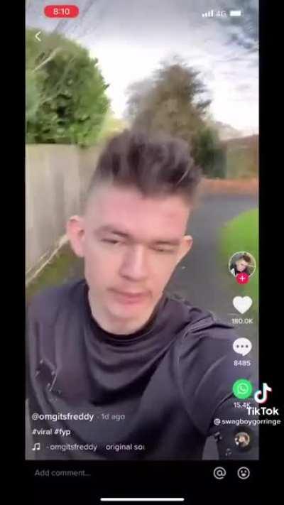 Let him finish his walk ffs