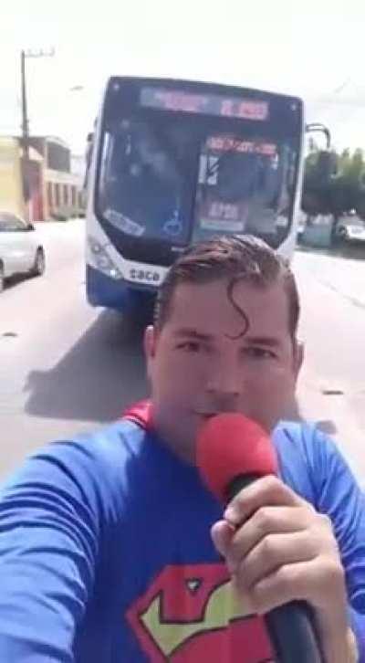 Chad gets hit by a bus but keeps going