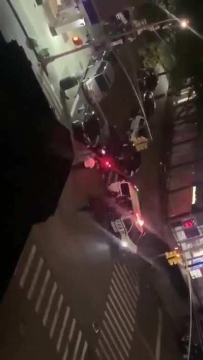 Cop gets run over by car