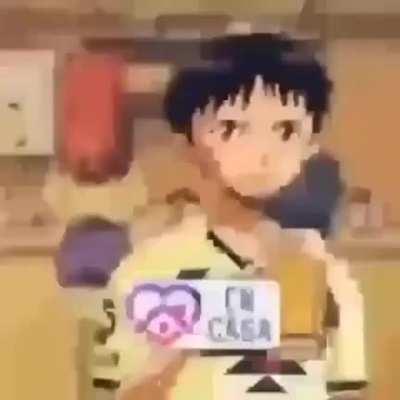 Shinji com caneca (Shinji with a mug)