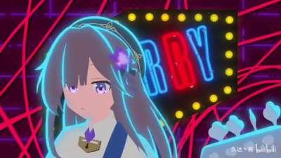 Bocchi the Rock OP, but Honkai characters 