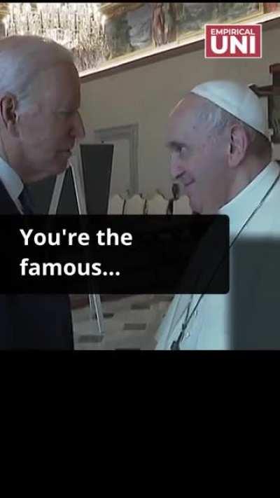 I know, Joe. I know...