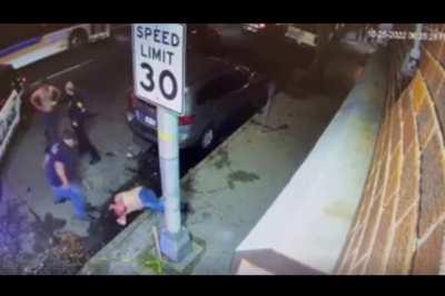 Two men [brothers] beat and stomp on a man’s head, responding Yonkers officer doesn't lift a finger [taser or gun] to stop attack.