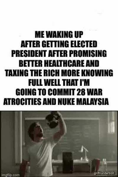 Hey i'm just your average president