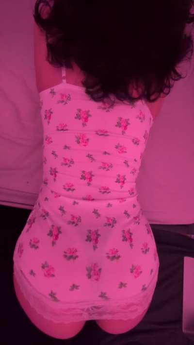 Showing off in a dress for you is my secret talent...