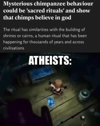 I don't know if it fits here, just mocking atheists, please if wrong just delete post, not me
