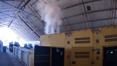 Was told to post this here! Twin Turbo V12 Cummins powered generator