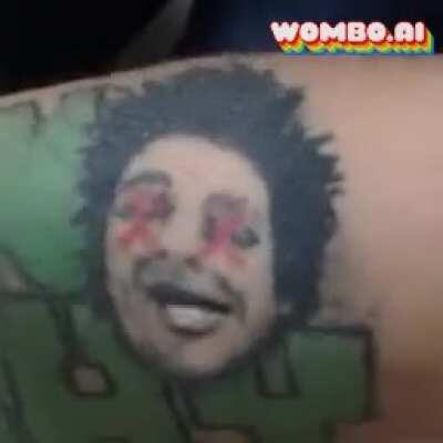 Buddy of mine has a green day tattoo, thought you would enjoy.