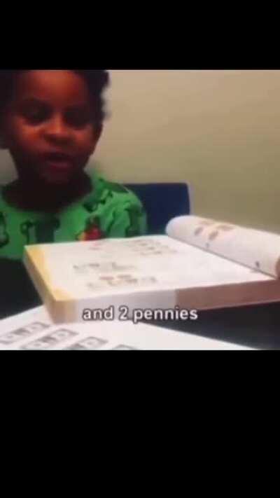 Little boy knows it all