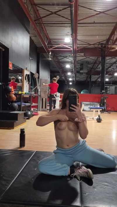 Maybe next time I should wait til he is done his set so he can admire them too