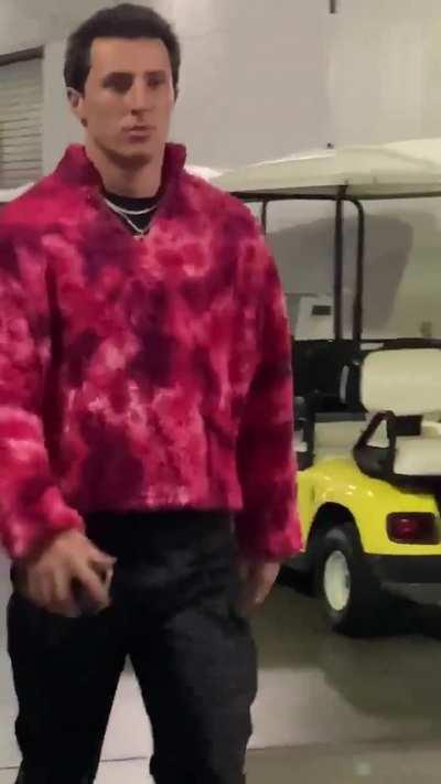 My son arriving in style 😭