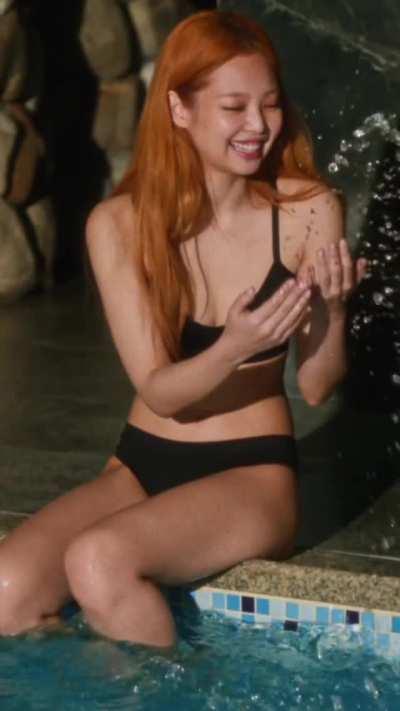 I wish I could pound Jennie poolside
