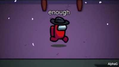 Blinding Lights but it's Among us