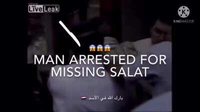 Man arrest for miss salat is ver haram 😡😡😡🤬🤬😡🤬🤬🗡🔪🗡🔪🪓🗡🔪🪓🗡💣💣⚔️🧨🧨🗡