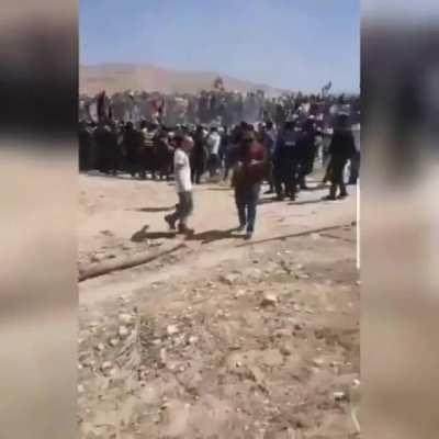 مظاهرة النشامى على الحدود بمنطقة الكرامة