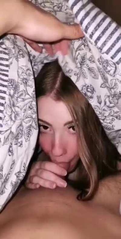 playing fort with the neighbour's daughter