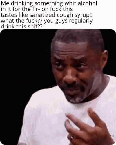 At least i wont become an alchoholic anytime soon 