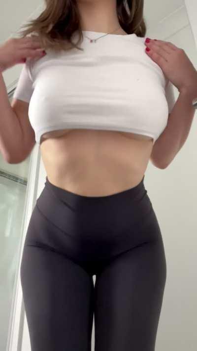 Getting them nice and cosy between my lips