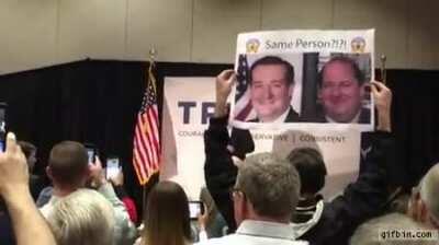 Ted Cruz's reaction when compared to Kevin from 'The Office'