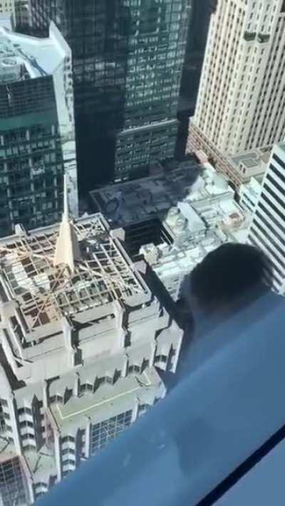 Dude climbs Salesforce Tower