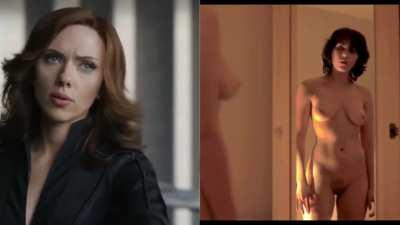 Scarlett Johansson - Superhero Dressed vs Undressed