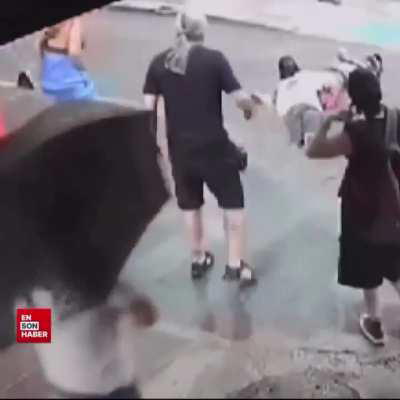 Be careful when you are saving someone from electricity