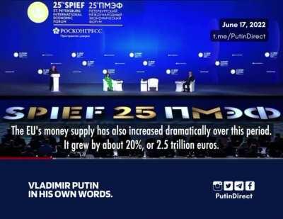 That's why we don't see Putin on the news!