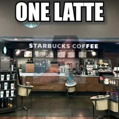 one latte