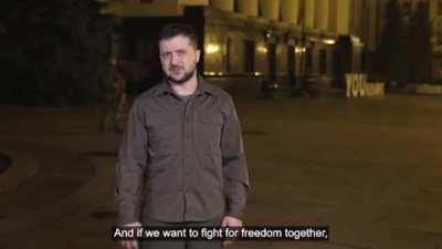 President Zelenskyy's daily public address on 30th March, 35th day of invasion - with English subtitles