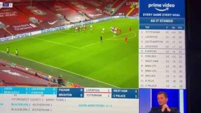 He was so confident they wouldn’t score...