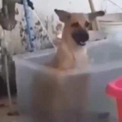 Apenas um caramelo no banho