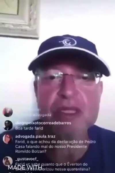O jornalista que prometeu que não cairia em nenhuma pegadinha durante sua live