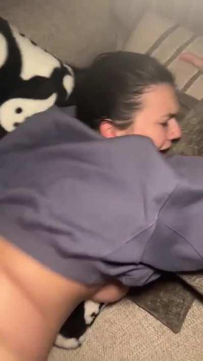 Your bully tells you to hold the camera whilst he fucks your wife and be ready to clean up any mess they make