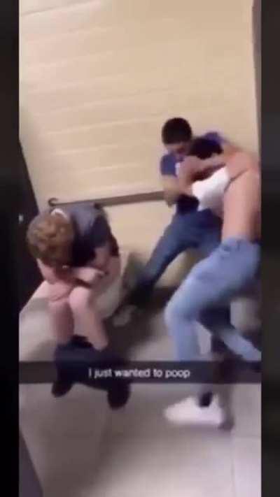 He just wanted to poop.