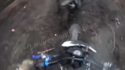 Longer video of Russian motorcycle assault