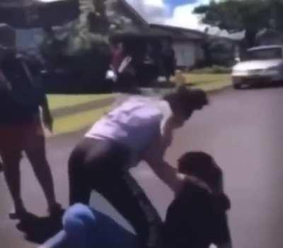 the tall chick got rocked