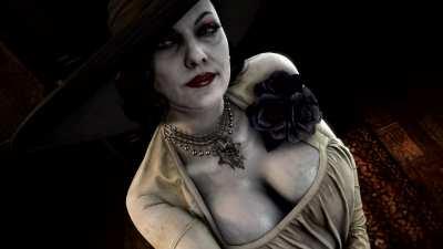 Alcina Dimitriscu lifts you with one hand while milking you with the other (Blueberg)