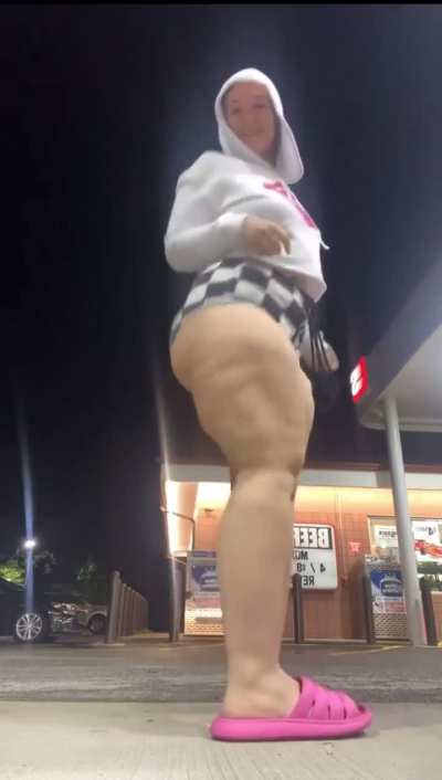 At the Hood Gas Station