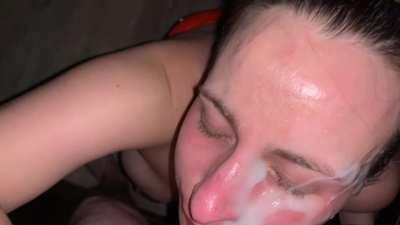 Look at how thick and creamy his warm cum is in this video. Also loved my tits and his hard dick in the beginning.