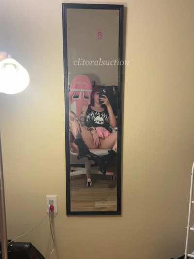 Pulling down my panties for you