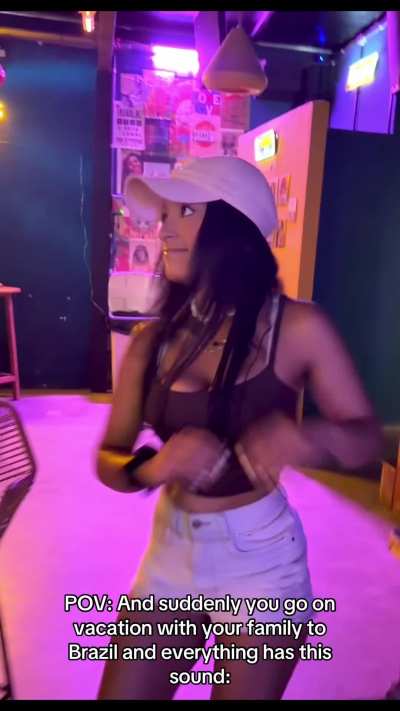 Brazilian dancing haha💃 If you like this vibe, I just started this TikTok account 🇧🇷🔥 vacation trend Stacy.spice
