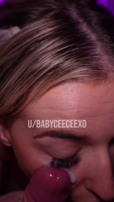 Some girls will never understand the ecstasy of a warm facial